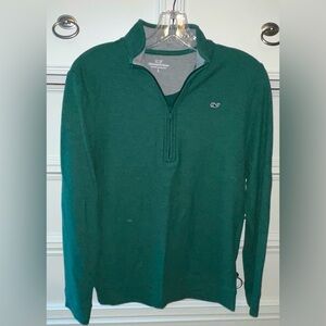 Boys L Vineyard Vines Saltwater Quarter Zip